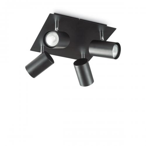 IDEAL LUX - ceiling luminaire SPOT PL4   Nero  156781