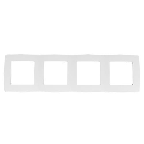 ACA LIGHTING - PRIME 4 GANG FRAME IP20 WHITE 1000119301