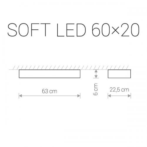 NOWODVORSKI - SOFT LED WHITE 60x20 9534