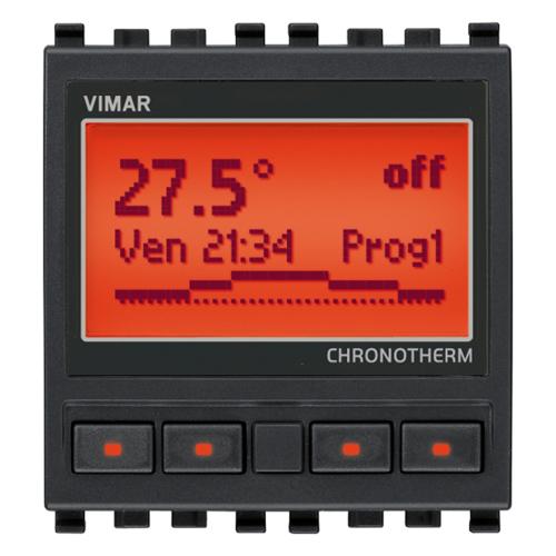 VIMAR - 20445 - Timer-thermostat 120-230V grey
