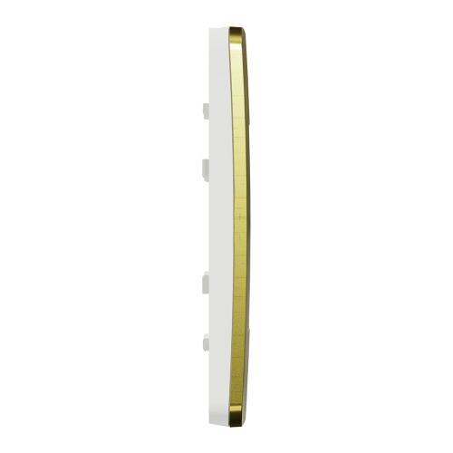 SCHNEIDER ELECTRIC - NU280859М cover frame - 4 gangs - 4 x 2 module gold/ white mirror surface