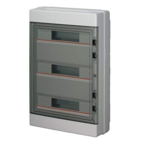 ELMARK - EC620 ТАБЛО ЗА ОТКРИТ МОНТАЖ 54 МОДУЛА (3Х18) IP65 СИВ - EC62054E