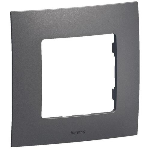 LEGRAND - Единична рамка Niloe New сива - NP111MG