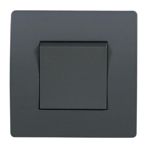 ELMARK - 38073S - TG115 1 BUTTON CROSS WAY SWITCH GRAPHITE BASIC