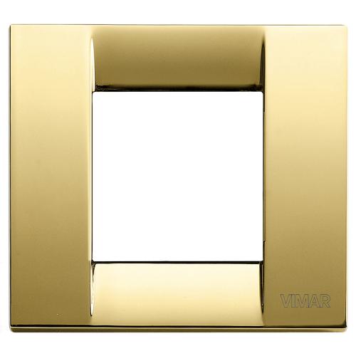 VIMAR - 17092.32 - Classica plate 1-2M metal polished gold