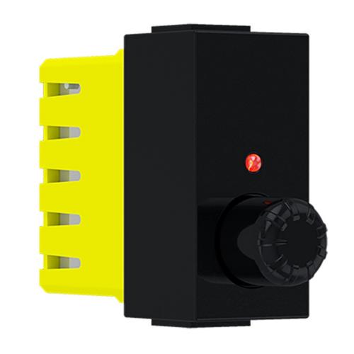 ACA LIGHTING - Еднополюсен димер, едномодулен MODYS Черен мат 10101312312