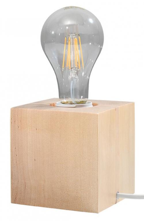 SOLLUX - Table lamp ABEL natural wood SL.0677