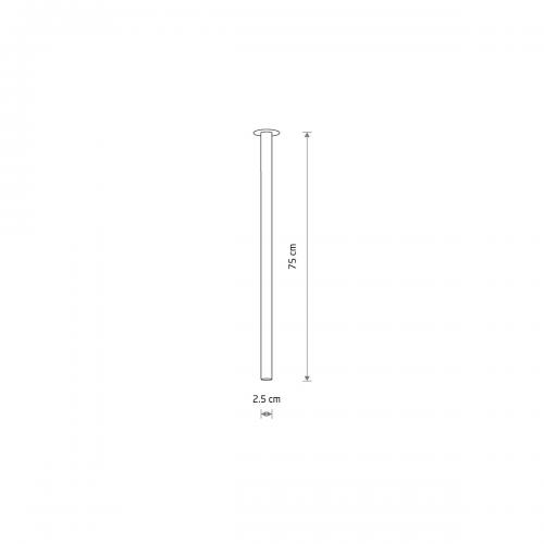 NOWODVORSKI - Ceiling lamp / Flush mounting  10908 LASER 750 WHITE • 1 х 10W • G9 • IP20
