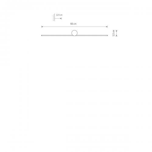 NOWODVORSKI - Wall lamp 10620 SPIN LED S 4000K • 1 х 10W • IP20