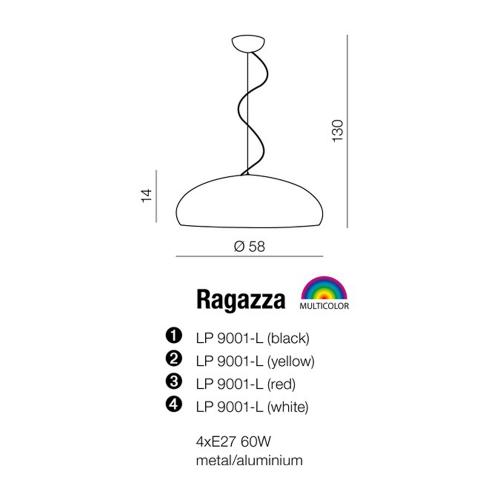 AZZARDO - Ragazza LP9001-L-WH / AZ0897