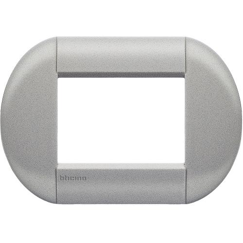 BTICINO - LNB4803CO Рамка 3М Cordoba метална елипсовидна Livinglight