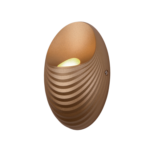 ELMARK - SHELL WALL LAMP LED 5W/ 500lm/ 4000K GOLD 955SHELL1W/G
