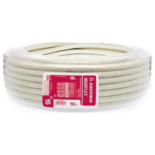 KOUVIDIS - Corrugated pipe Ø32 750N class 3341 color Gray UV stabilized MEDIFLEX 25m - KD2002032