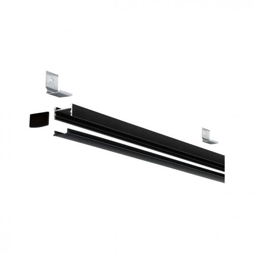 PAULMANN - Профил за LED Лента  2м.  70523  LED Strip Profile Square 2m✴Черно