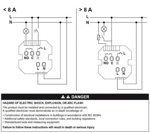 SCHNEIDER ELECTRIC - Ключ-карта 8А 2 модула бял New Unica  NU354018