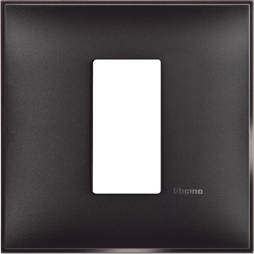 BTICINO - R4801BG Рамка 1М немски стандарт черен сатен Classia