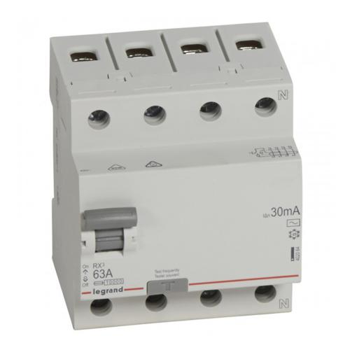 LEGRAND - RCD LR - 4P 400 V~ - 25 A - 30 mA - AC type 402062