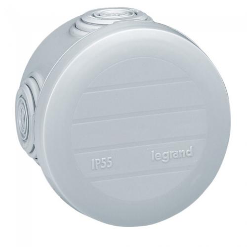 LEGRAND - Разклонителна кутия открит монтаж Ø60x40мм IP55 IK07 цвят Сив  92001