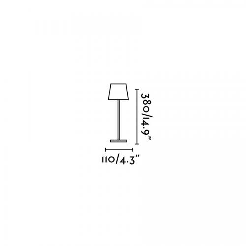 FARO - TOC LED Black portable lamp Ref.70776 IP54