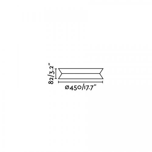 FARO - TENDER LED White ceiling lamp Ref.20095