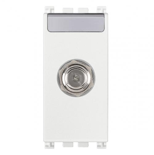 VIMAR - 19318.B - F type female socket connector white