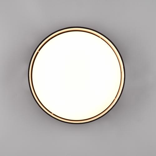 TRIO - Плафон Ø30 LOCARNO R64191102 12W 1160lm, 3000K черна шапка