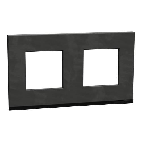 SCHNEIDER ELECTRIC - NU600487 cover frame - 2 gangs - 2 x 2 modules - stone