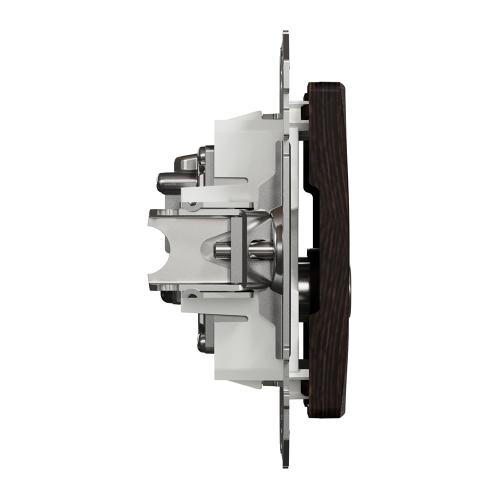 SCHNEIDER ELECTRIC - SDD181474S Sedna Design & Elements - TV/SAT Rosette 7db/3db, intermediate , wenge