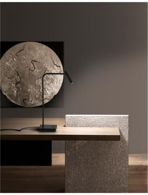 NOVA LUCE - Настолна лампа  SICILY  7140182  LED 3W 3000K 190Lum L:17 W:30 H:55cm