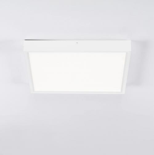 NOVA LUCE - Ceiling light  L:40, W:40, Н:4.5 cm.  9501210  ITOS ⚡ LED 32W ⚡ 2240Lm ⚡ 3000К ⚡ 220-240V ⚡ CRI >80 ⚡ IP20 ✴ Sandy White 
