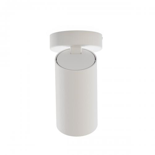 NOWODVORSKI - Спот за външен монтаж 7771 MONO I WHITE/GOLD • GU10  1X10W LED • IP20