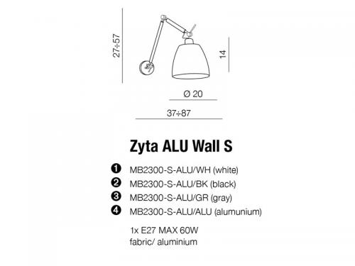 AZZARDO - ZYTA S MB2300-S / AZ2295+AZ2601