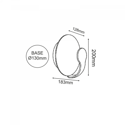 ACA LIGHTING - Градински аплик SELMA IP65 LG1055W