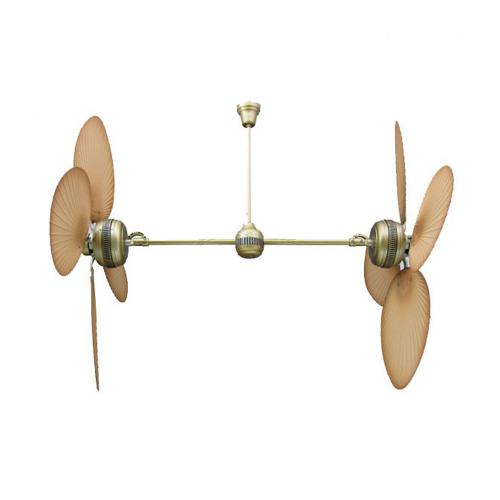 ACA LIGHTING - Таванен вентилатор 4TS52HAB американски тип IP44