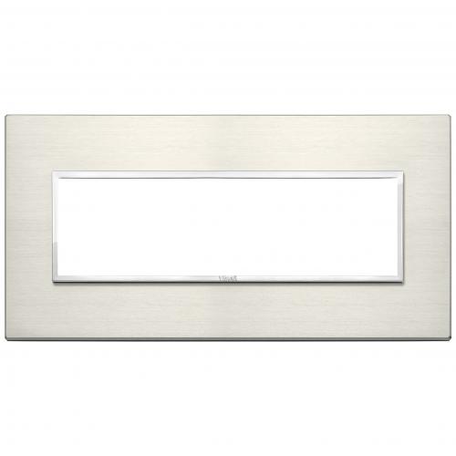 VIMAR - 21657.08 - Plate 7M aluminium titanium