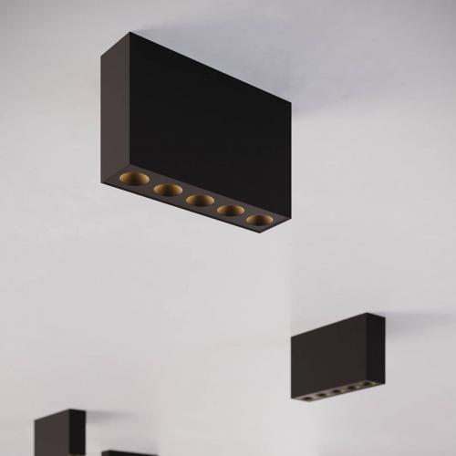 SOLLUX - LED Плафон SOLE SL.1212 черно 4000K 11W IP20