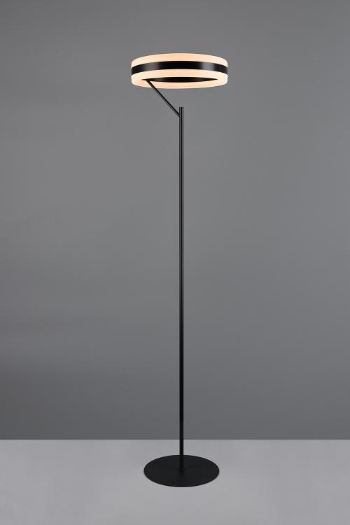 TRIO - Лампион Ø40cm h180cm DIOS 431410132 21W 2500lm, 2300+3000+4000K смяна на цветна температура, черен