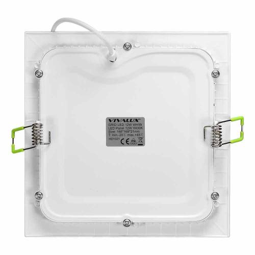 VIVALUX - LED panel GRID LED - 12W - 850lm - white - 4000K VIV003392