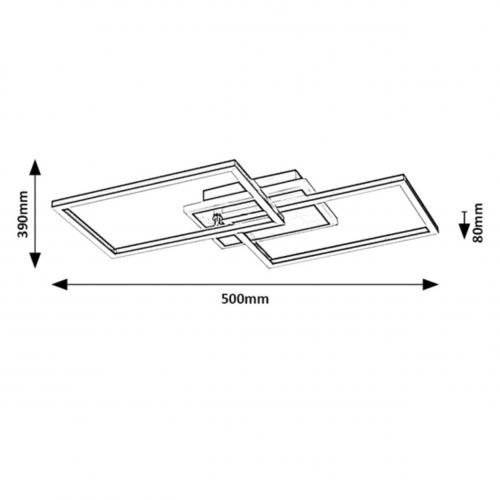 RABALUX - Плафон ATHELSTAN 71013  LED 40W 2050(lm) 3000K 