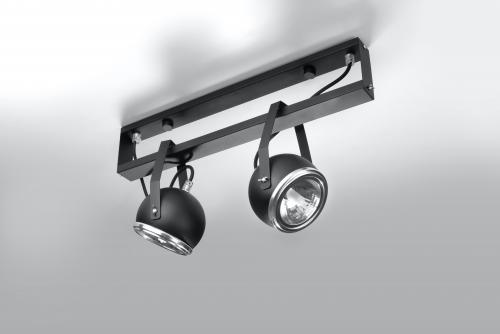 SOLLUX - spot lamp  UDITO  2 black SL.0484