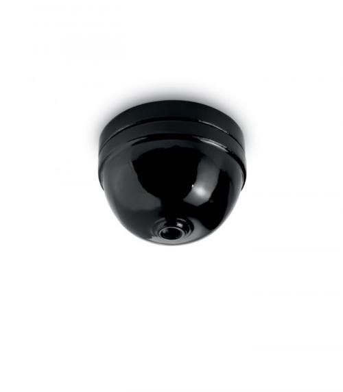 IDEAL LUX - ceiling cup ROSONE CERAMICA 1 LUCE Nero  155159