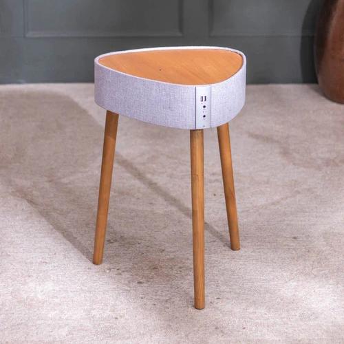 TNL - Riva smart table 40/40/59 with Bluetooth speaker and wireless phone charging TABLE