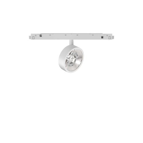 IDEAL LUX - Спот за Линейна система 303741 EGO TRACK FLAT SINGLE 09W 3000K 1-10V WH