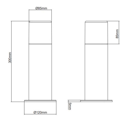 TRIO - HOOSIC – 524060132 excl. 1x E27 · max. 28W