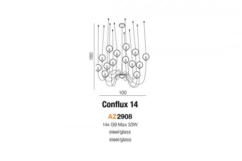 AZZARDO - Полилей  CONFLUX 14 AZ2908