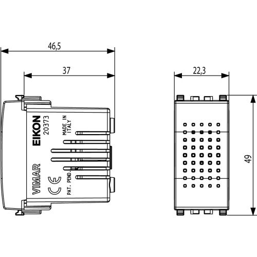 VIMAR - 20373.B - 230V 50-60Hz bell white