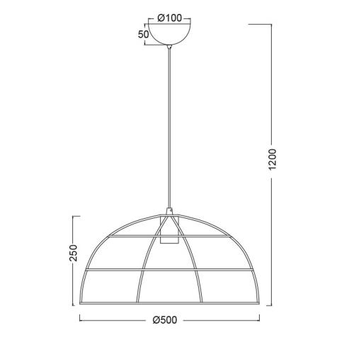 ACA LIGHTING - Пендел  VINTAGE  OD543650