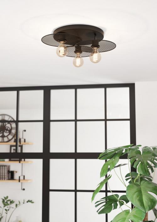 EGLO - ceiling luminaire  IKESTON 43728 E27, 3x40W