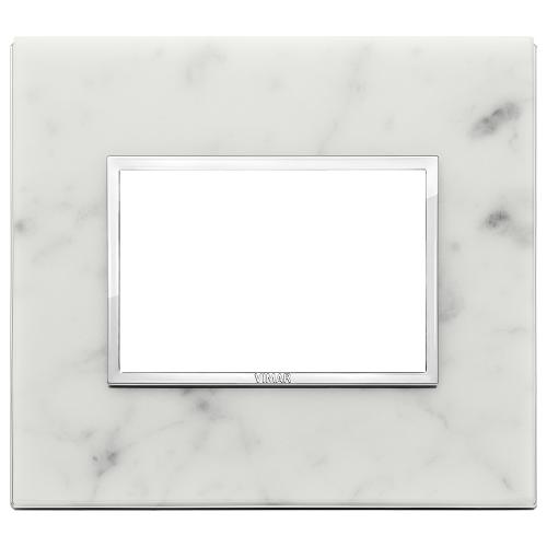 VIMAR - 21653.51 - Eikon EVO Рамка 3М италиански стандарт Carrara white
