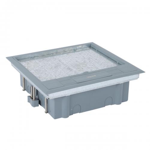 LEGRAND - 0 881 72 Plastic cover floor box for wiring devices in horizontal position - 12 modules